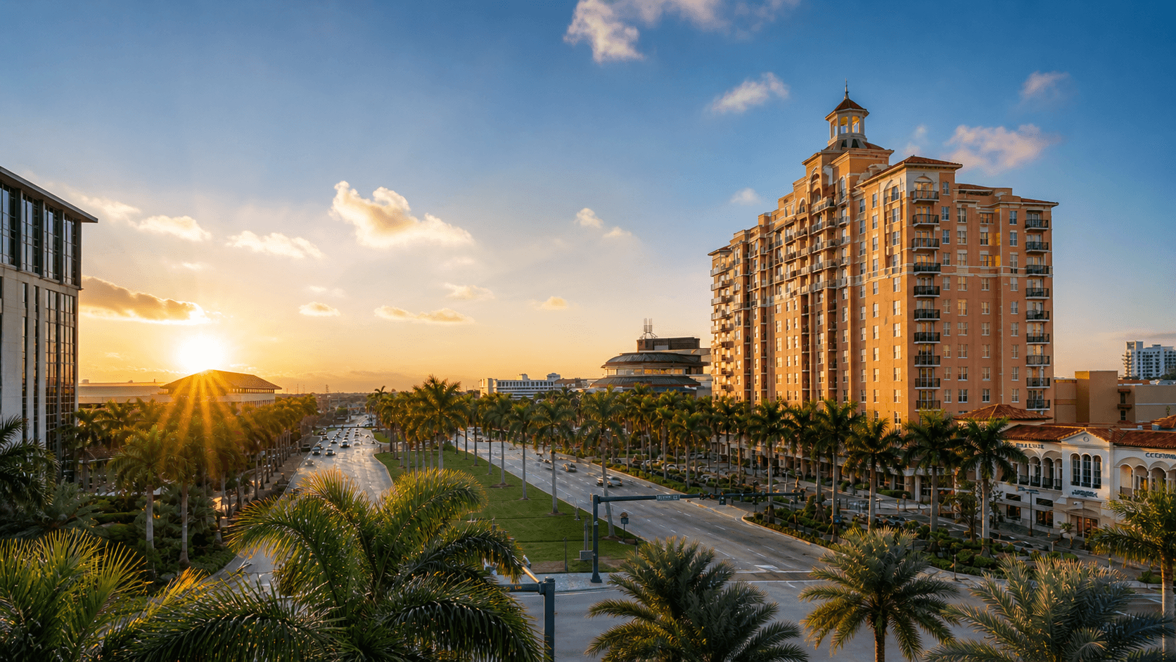 The Tower at CityPlace condos in West Palm Beach, FL